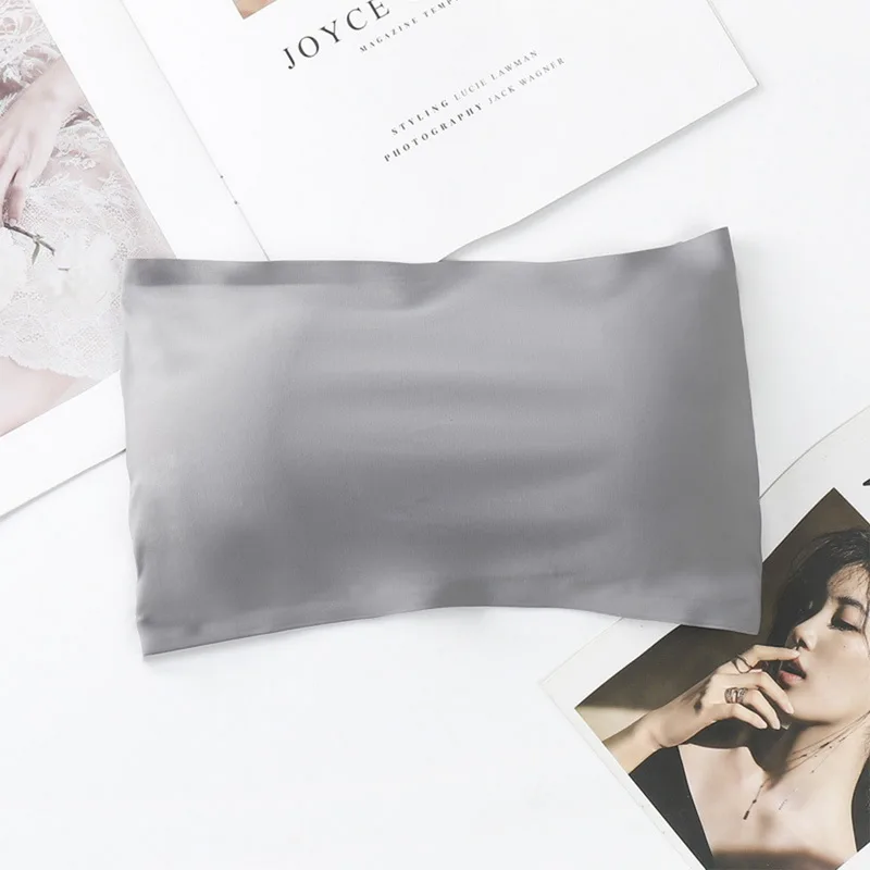 Новинка цельный бесшовный топ труба Женский невидимый бюстгальтер нижнее белье