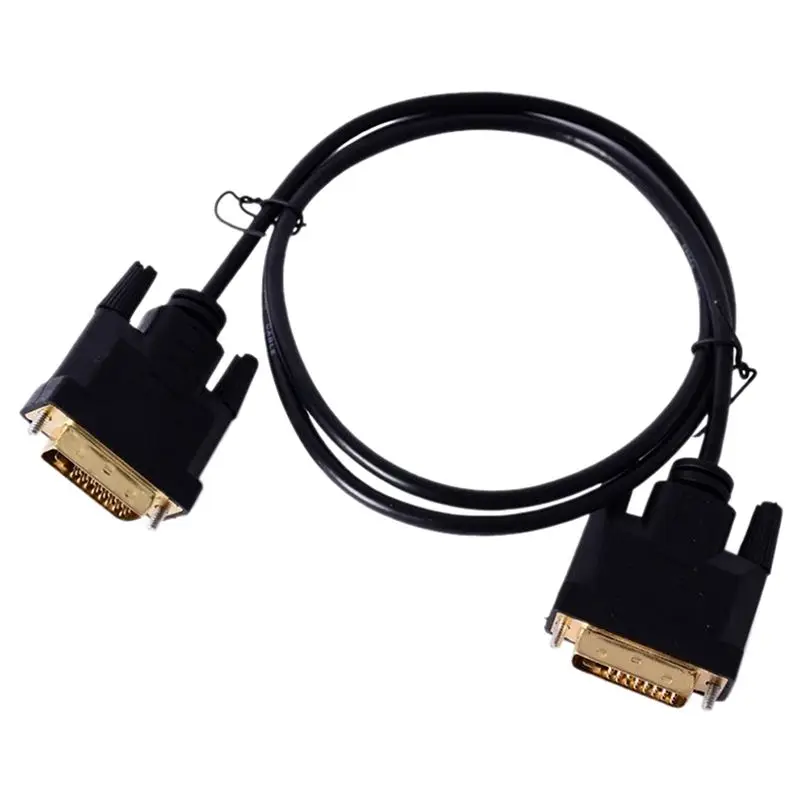 ЖК-цифровой монитор DVI D To DVI-D Gold Male 24 + 1 Pin двойная связь ТВ кабель для TFT |