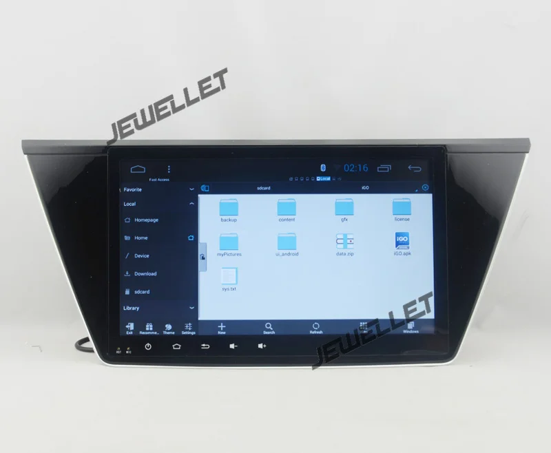 

10.1" octa-core 1280*720 QLED screen Android 10 Car GPS multimedia Navigation for VW Touran 2016-2018