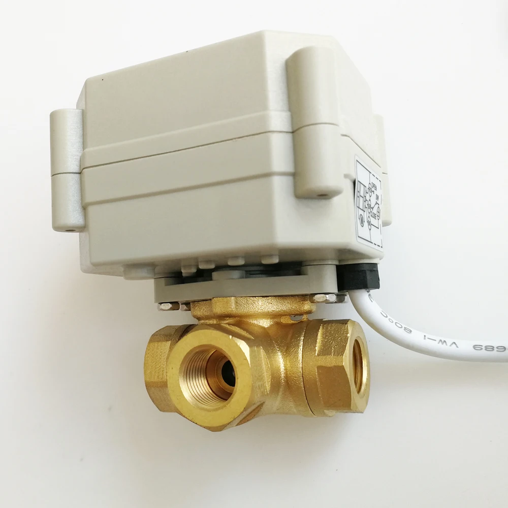 Электроклапан Tsai Fan TF15-BH3-C латунный 1/2'' 3-ходовой