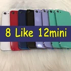 Индивидуальные плоские края для iPhone 8, как 12mini Корпус, стеклянный корпус, корпус, превращает iPhone 8 A1863,A1905,A190 в iPhone SE 2020