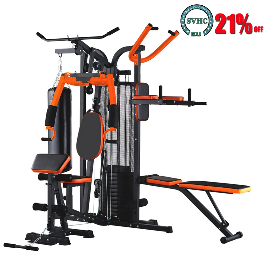 

YD6588 Multifunctional Fitness Training Equipment Combined Fitness Workout Station Equipment Sandbag Dumbbell Bench Adjustable
