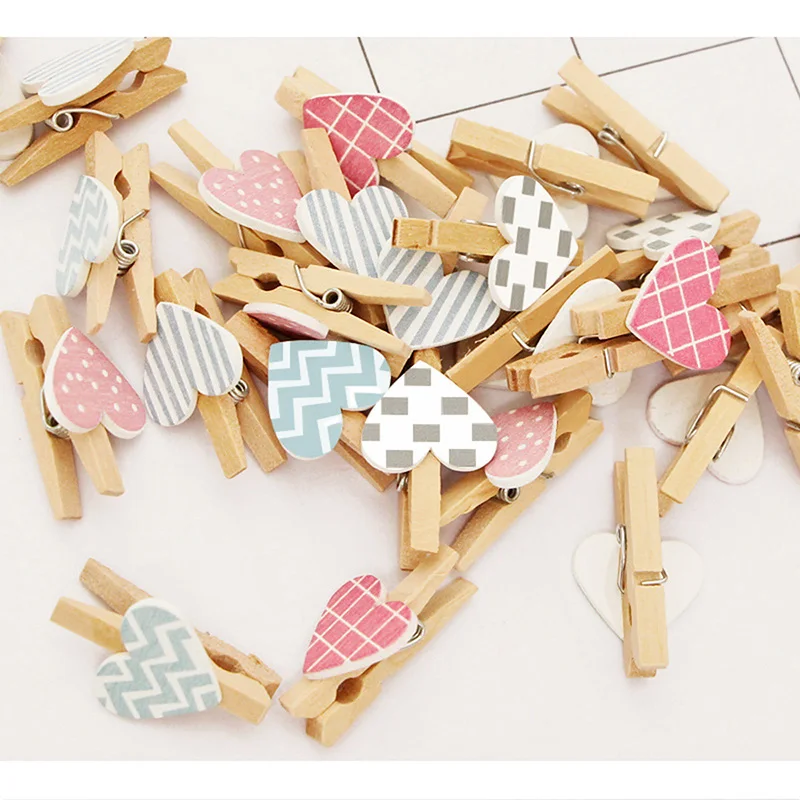 Прищепки деревянные декоративные для хранения одежды и нот|Бельевые прищепки| |