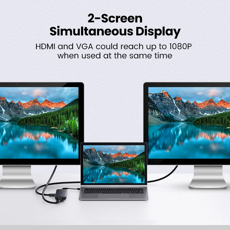 Сетевой концентратор UGREEN переходная док-станция USB Type C 3 0 HDMI разветвитель для MacBook