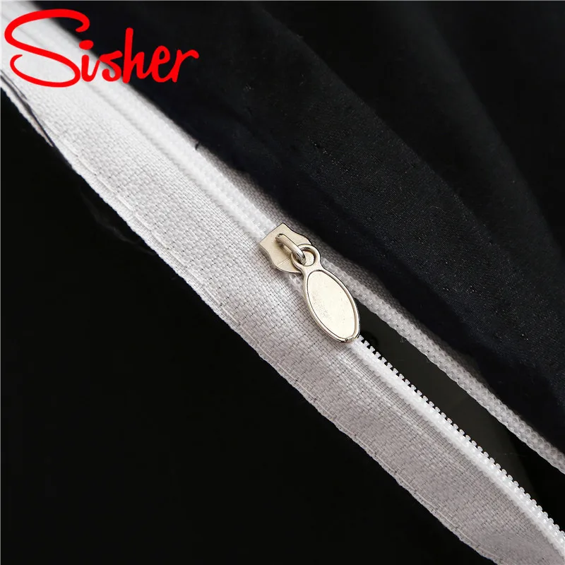 Комплект постельного белья с 3D рисунком кота пододеяльник темно синего цвета