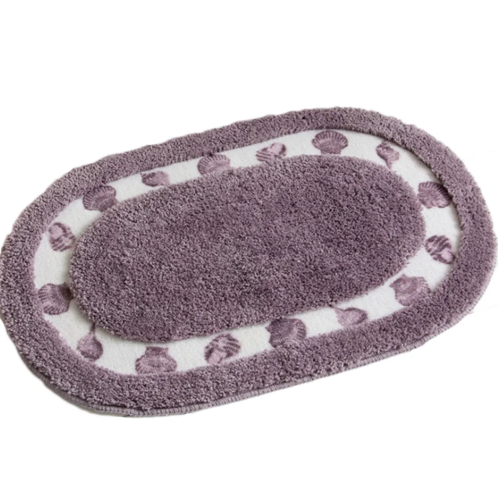 Прекрасный Овальный пасторальный коврик для ванной комнаты обучения двери | Дом