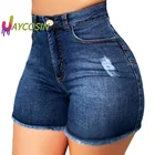 Jaycosin шорты, сексуальные женские летние шорты, женские рваные джинсовые шорты с высокой талией, обтягивающие штаны, 2021