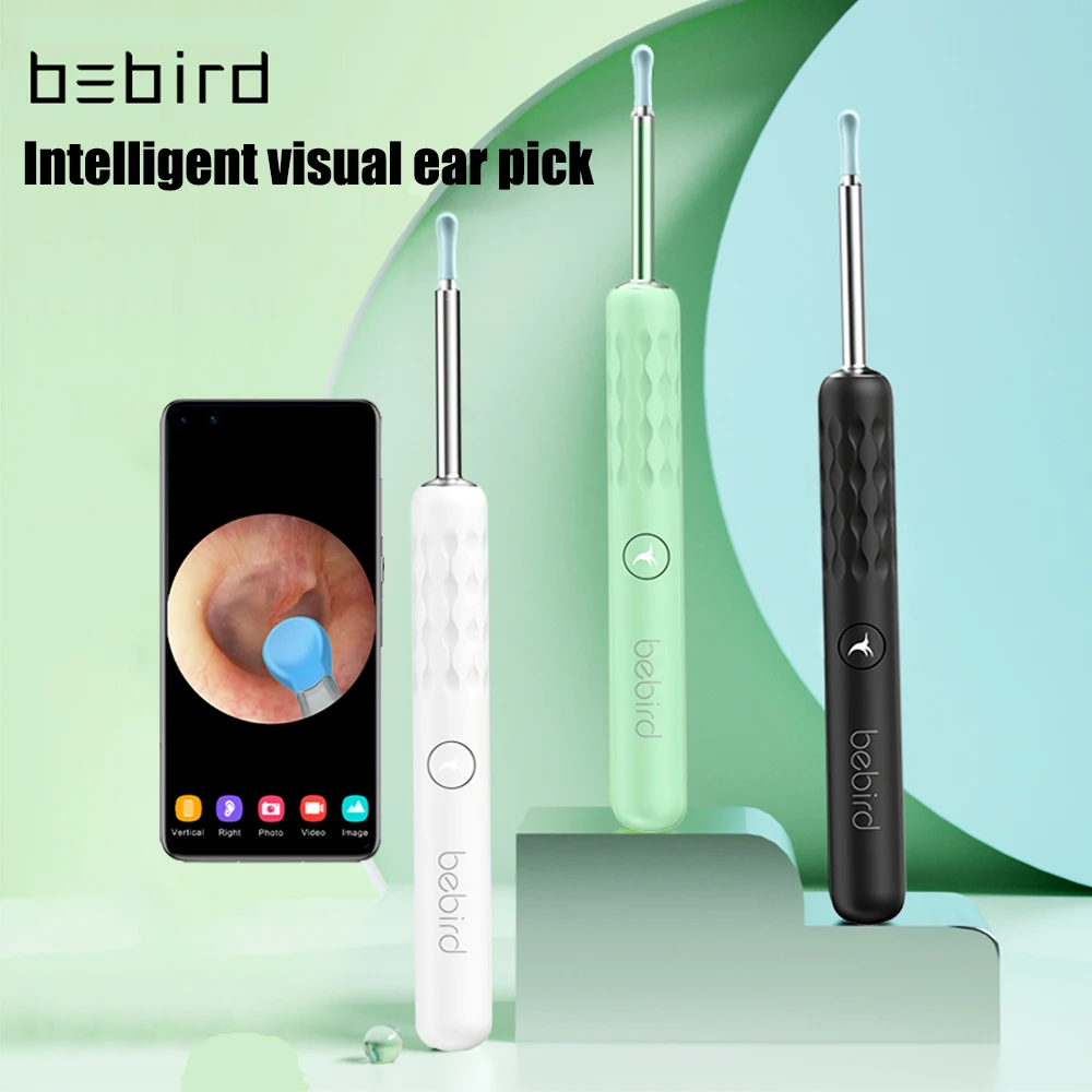 

R3 Wi-Fi камера-эндоскоп для чистки ушей визуальная ухочистка 300 Вт высокоточная мини-камера отоскоп бороскоп набор инструментов для сбора уше...