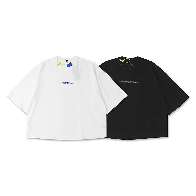 2021 летние Ader Error футболка для мужчин и женщин высокое качество негабаритных
