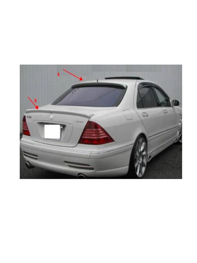 Для W220 S600 S500 S320 S55 задний спойлер 2001-2006 год | Автомобили и мотоциклы