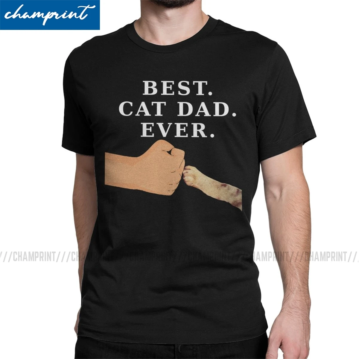 Футболка мужская с коротким рукавом и круглым вырезом смешной подарок отцу