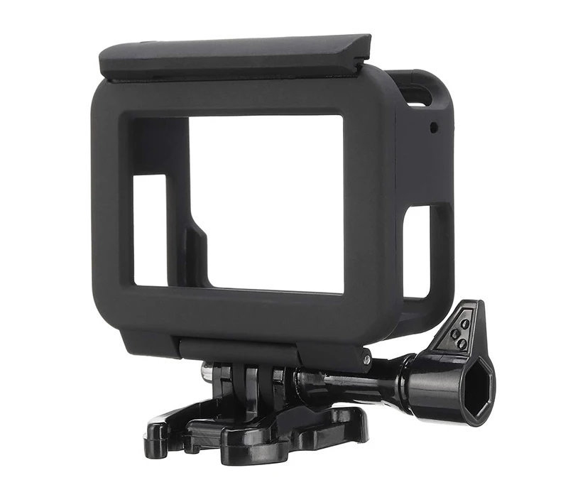 Для Go Pro аксессуар защитная рамка чехол Корпус клетка ж/крышка объектива Крышка для GoPro Hero 5 6 7 черная Экшн-камера