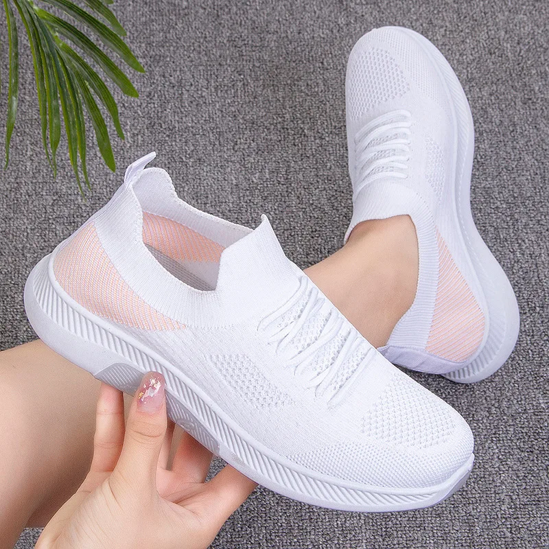 Trendy Sneakers Women 2023 summer new breathable all-match casual running shoes non-slip soft bottom Women's sports shoes