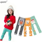 Осенне-зимние трикотажные леггинсы для маленьких мальчиков и девочек