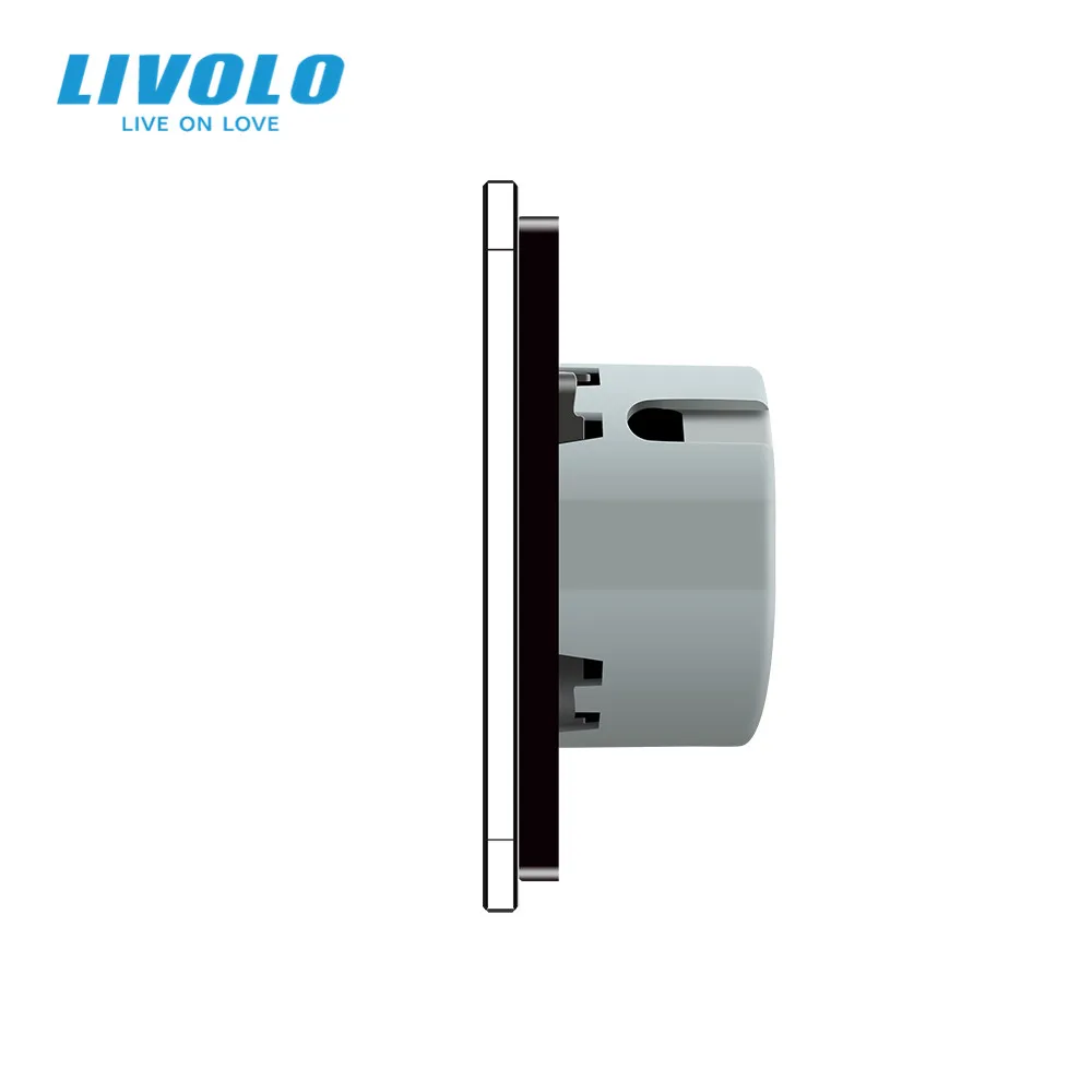 Livolo/Стандартный Беспроводной переключатель 1 Gang 2 Way AC 220 ~ 250 V с пультом
