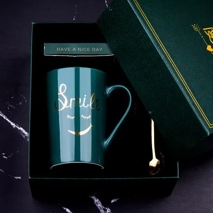 Креативная Европейская кружка личность тренд пара чашка керамическая Бытовая