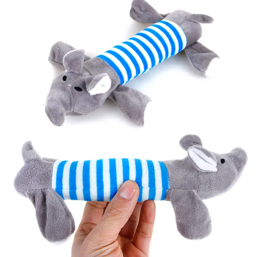 1 шт. плюшевые игрушки для домашних животных собак пищащие животные игрушка