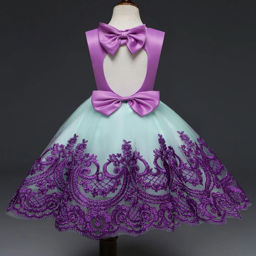 Платье принцессы для девочек с цветочным принтом элегантное платье без рукавов