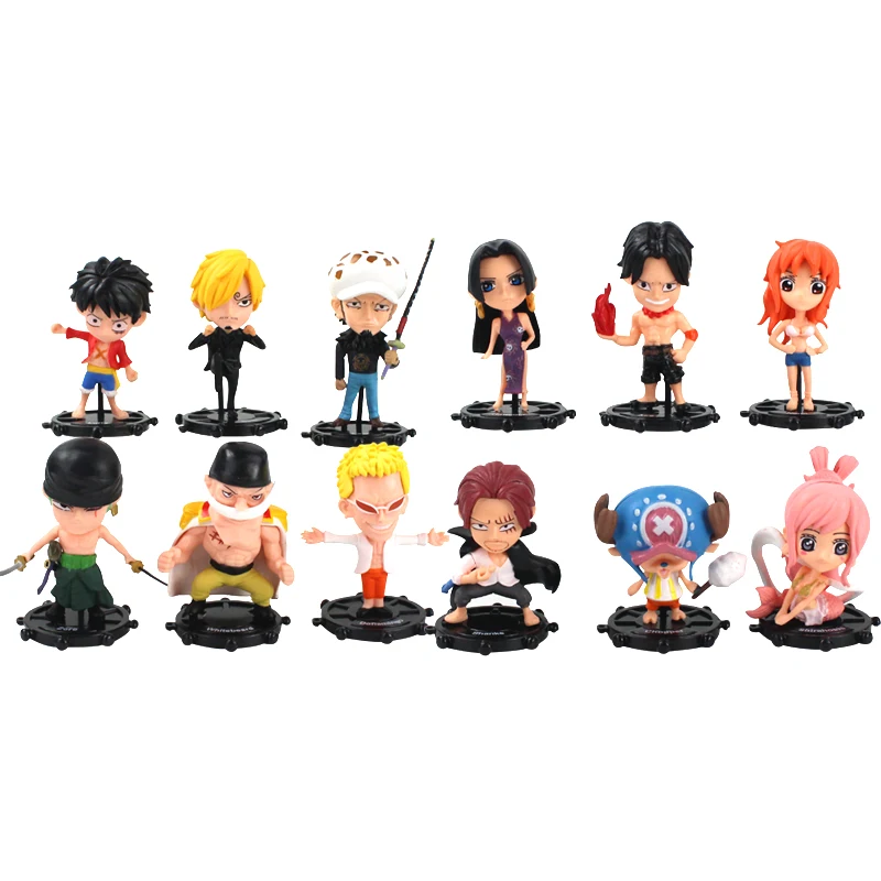 Luffy Zoro Sanji Trafalgar Law Edward Newgate Donquixote Doflamingo экшн фигурка из ПВХ модель игрушки|Игровые