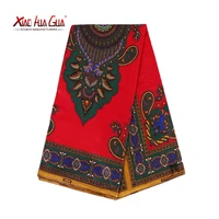 aura red and black african fabric mexico mens skirt dress fabric with waxed cotton sewing summer elegant suit 24fj2011