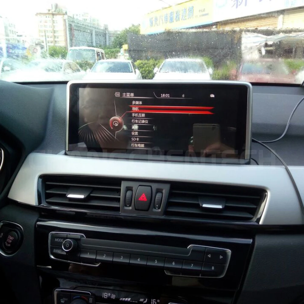 Новый Android 10 Мультимедиа GPS навигационная система для BMW X1 F48 с 64G rom HD Черный