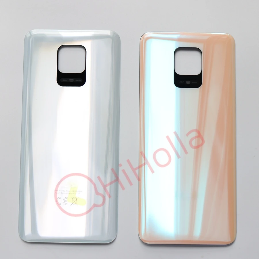 Задняя крышка для Xiaomi Redmi Note 9 Pro/9S Крышка батарейного отсека стеклянная панель Pro