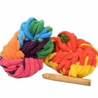 knitting yarn hand knitting diy crochet thread stick velvet space dyed scarf hat blanket quilt thread baby thread 250gball