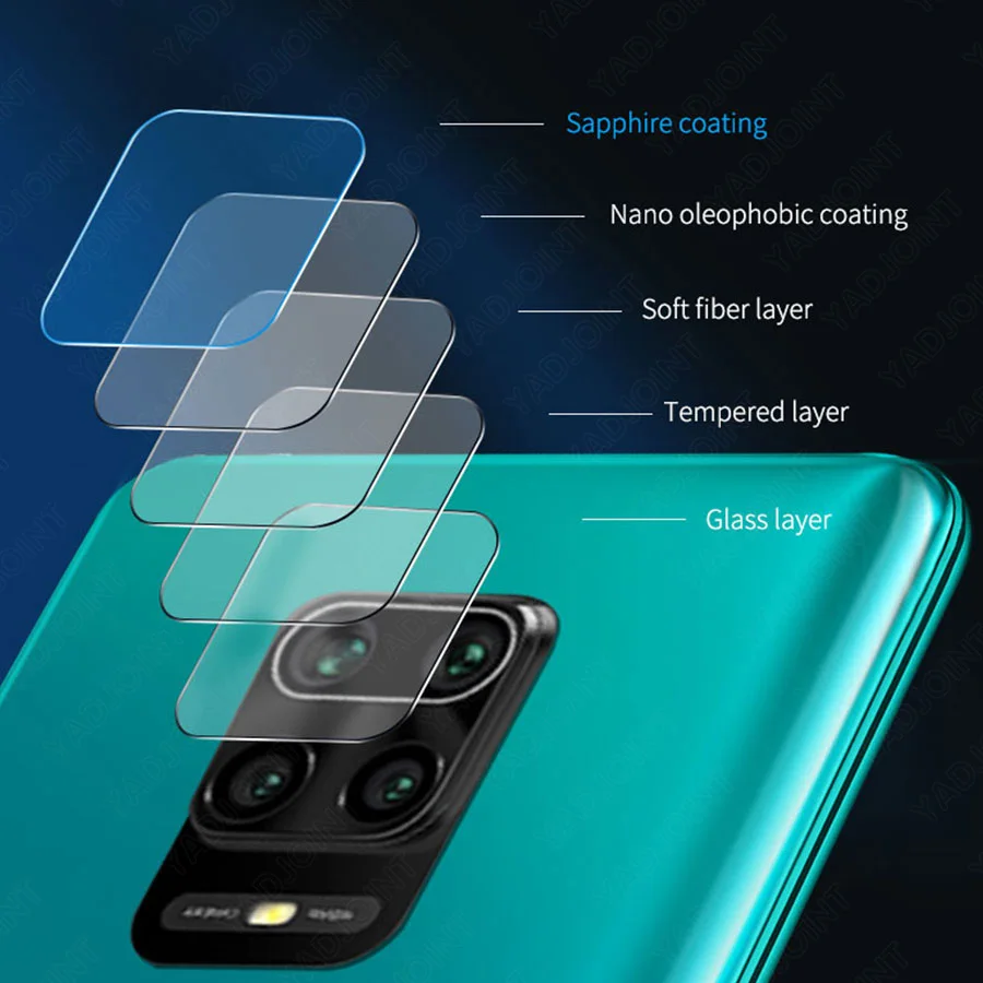 2 шт. Защитное стекло для объектива камеры Xiaomi Poco F3 X3 NFC M3 F2 Mi 9T 10T Pro F1 Redmi Note 10 9 8 7