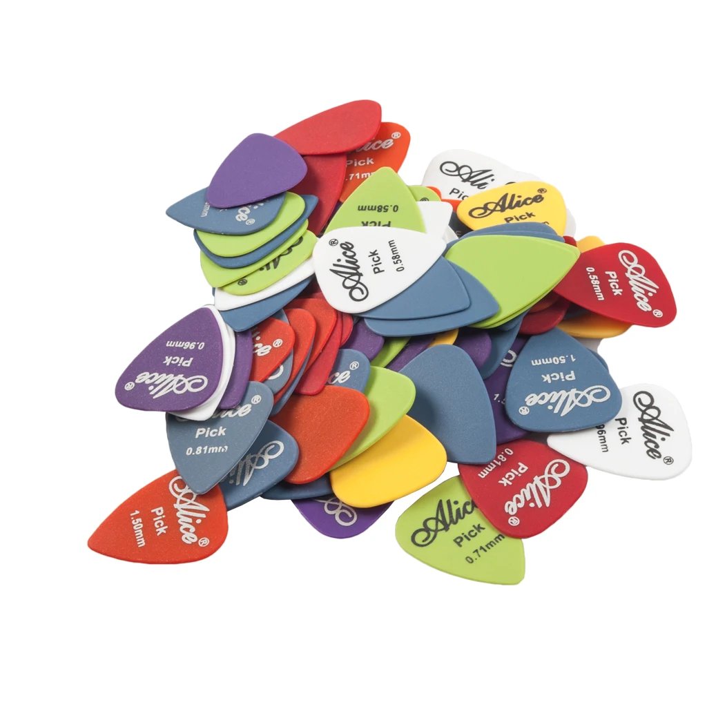 naomi gitarre picks 100 stücke akustische elektrische gitarre picks plektrum verschiedene 6 dicke pick box gitarre teile zubehör free glob