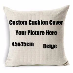 Настройки изображения Печатный чехол для подушки для домашних животных личной жизни фото наволочка персонализированный подарок Подушка Чехол