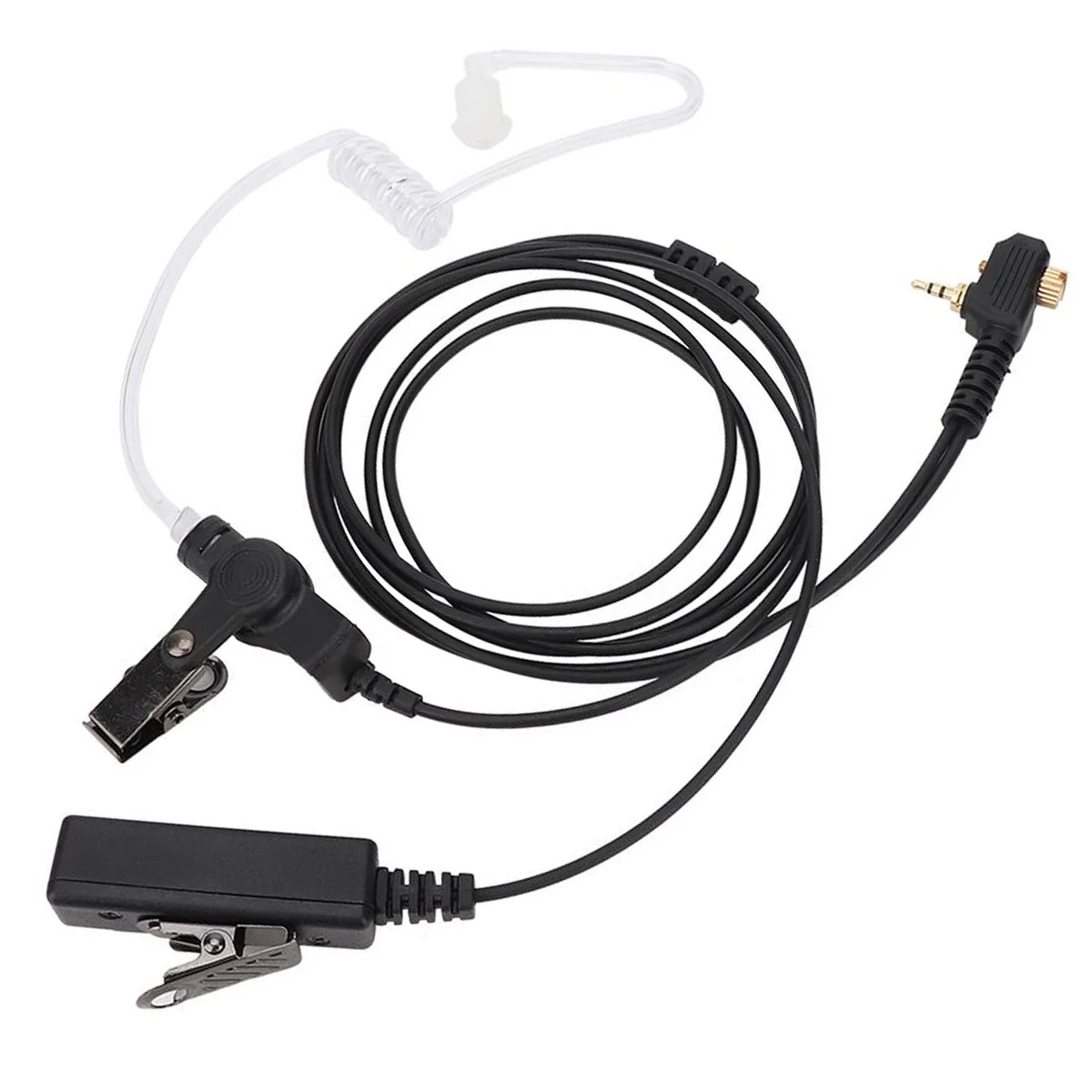 

SOONHUA New ABS PTT Button Walkie Talkie Earphone Air Tube Duct Earpiece Headset For Motorola MTH600 MTH650 MTH800 MTH850