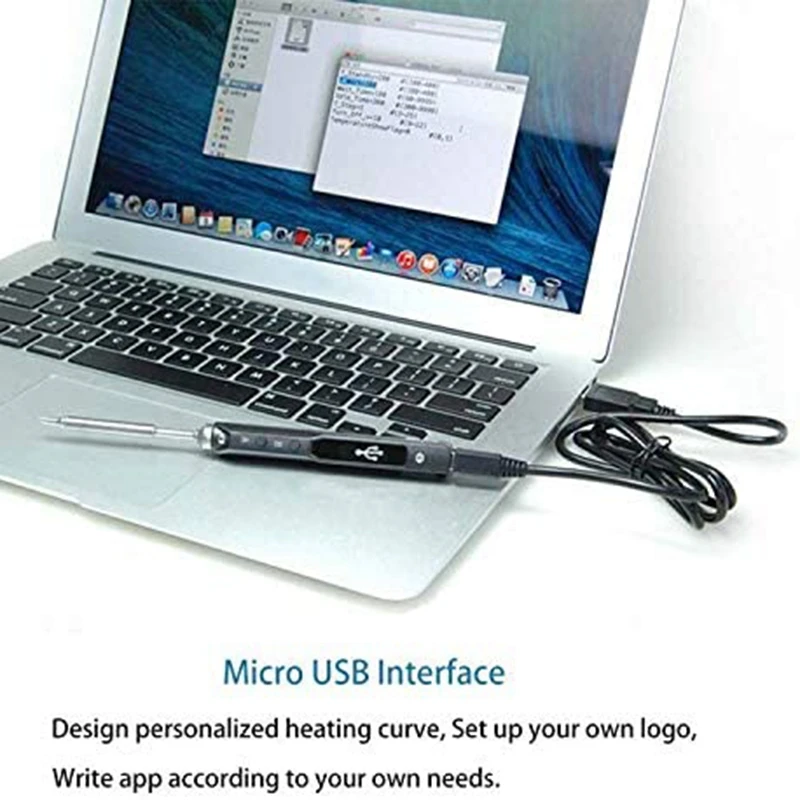 

SHGO HOT-SQ-001 Mini Smart Portable 65W Soldering Iron DC 12-24V Power Supply SQ-001 Electric Soldering Iron (Blue)