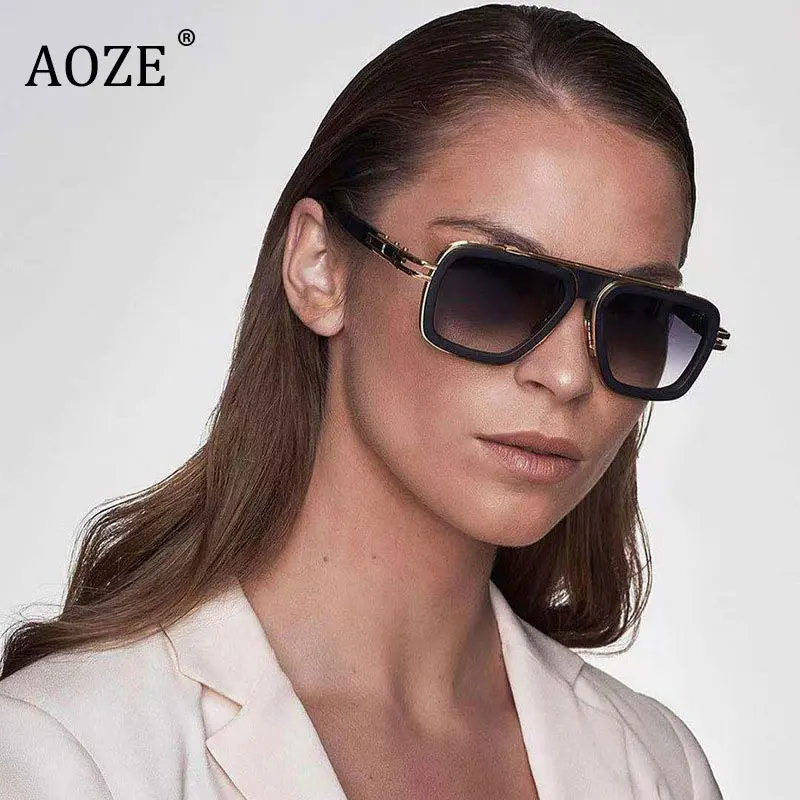 

2021 fashion classic metal mach gradient style racer vintage men women's sunglasses brand design sunglasses