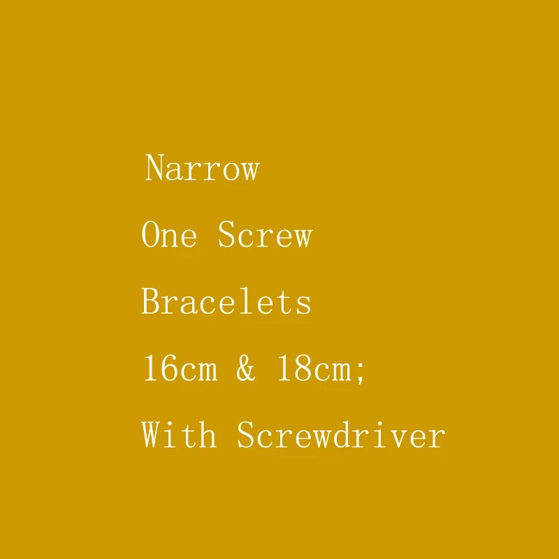 Hot Sale Titanium Steel Narrow Screw Bracelets Bangles Love Cuff Women Men Screwdriver Bracelet Femme Luxury |