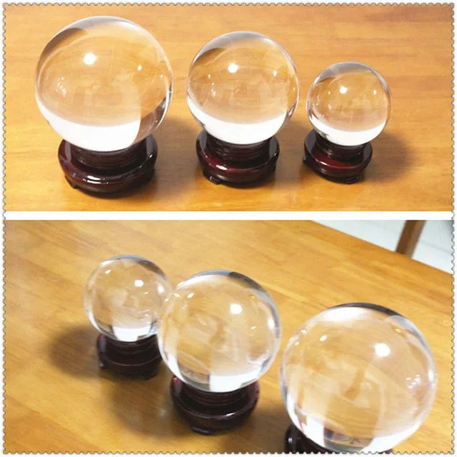 

Crystal Photography Lens Ball Photo Prop Background 80mm Lensball Home Decor