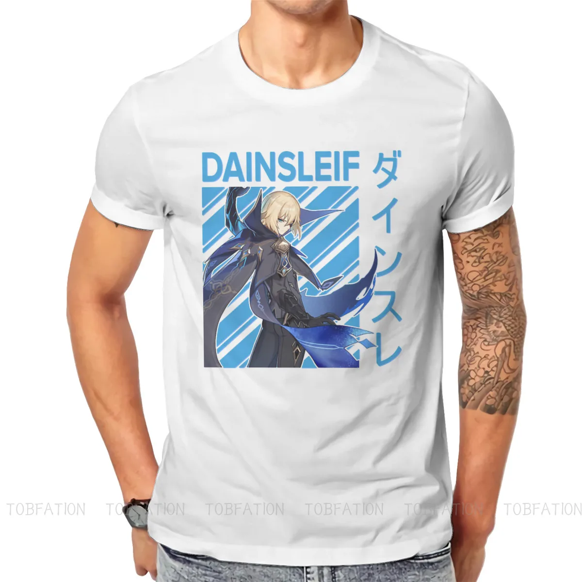 

Dainsleif крутая Специальная футболка Genshin ударная игра Paimon Childe высшее качество новый дизайн подарочная одежда футболка с коротким рукавом