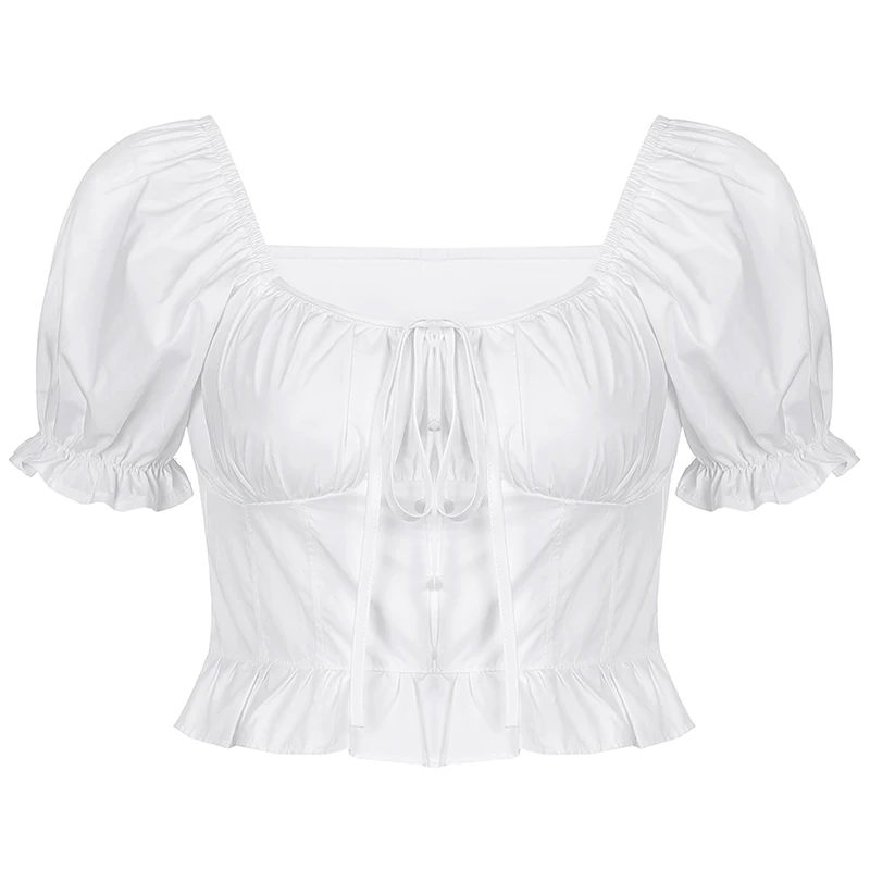 УКОРОЧЕННЫЙ ТОП Rapcopter в винтажном стиле милый галстук футболка Корейском