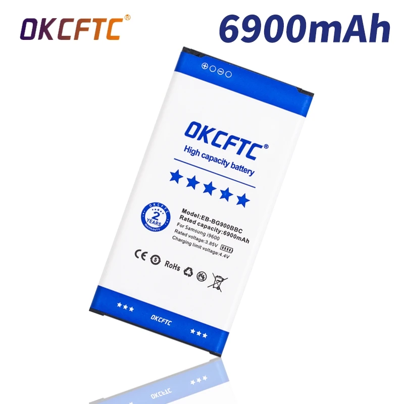 

Оригинальный аккумулятор для Samsung Galaxy S5 EB-BG900BBC s5 G900S G900F G9008V 9006v 9008W 9006W 6900mah