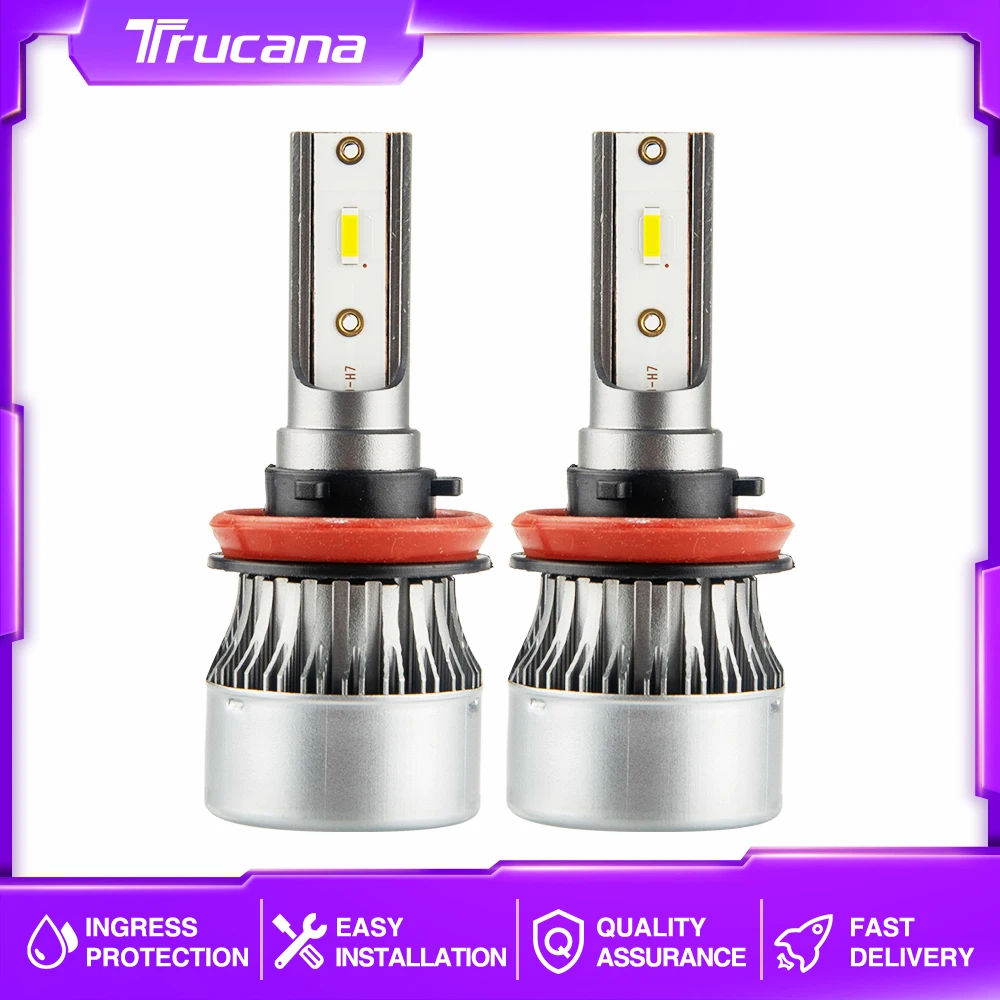 

Светодиодные Автомобильные Лампы Canbus H11 9005 9006 H1 HB3 HB4 6000K, 60 Вт, лм