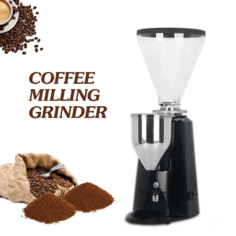ITOP Electric Quantitative Coffee Bean Grinder 64mm Flat Blade Used For Italian And Hand-made Commercial Milling Machine | Бытовая
