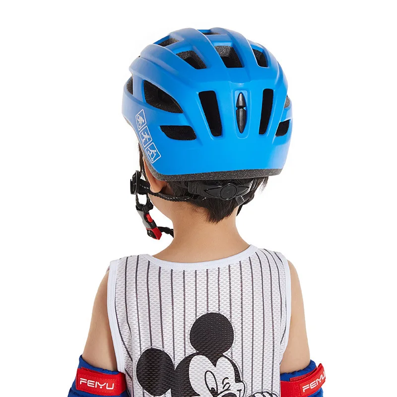 

Children Wheel Sliding Equipment Bicycle Helmet Skate Helmet One Forming Hats Can Adjust Male Girl General Purpose Fund