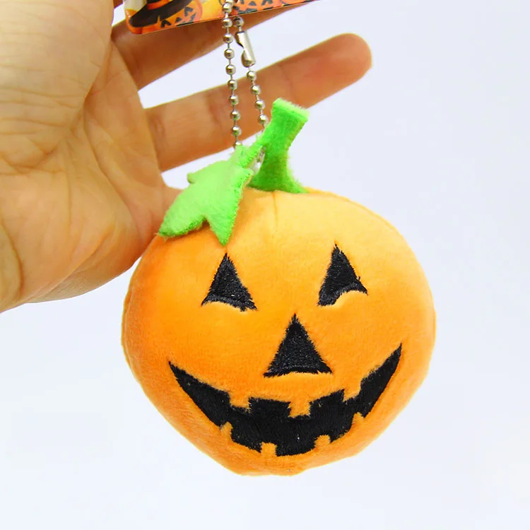 20 шт./лот оранжевая плюшевая лампа в виде тыквы на Хэллоуин игрушечные фонари