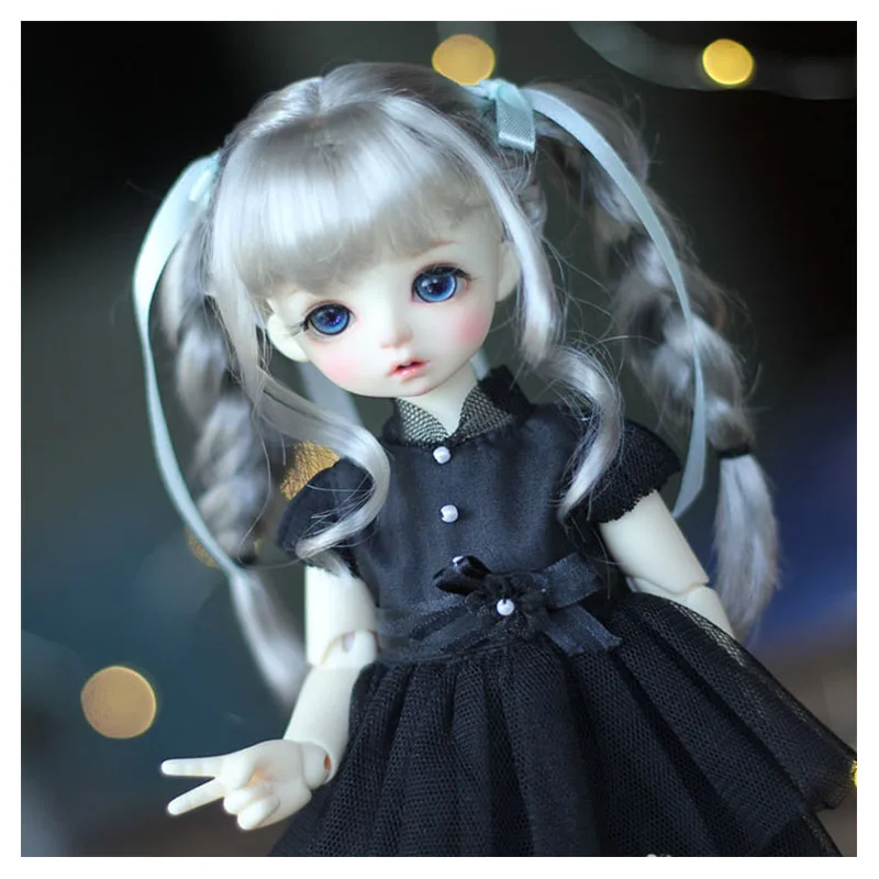 Парики Для шарнирной куклы длинные волосы парики для 1 3 4 6 BJD кукла шелк двойная