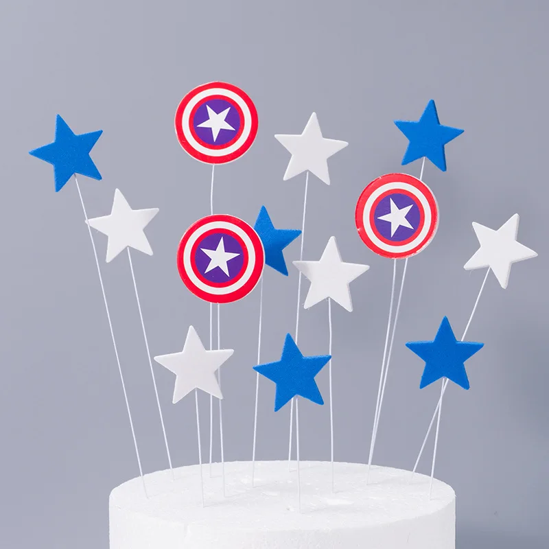 Детский праздничный аксессуар для выпечки 1 комплект Супергерой из фильма