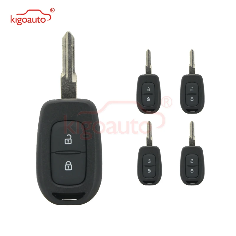 Kigoauto 5 шт. для Renault Duster Kwid Sandero Logan дистанционный ключ 2 кнопки 433 МГц FSK модель Hitag