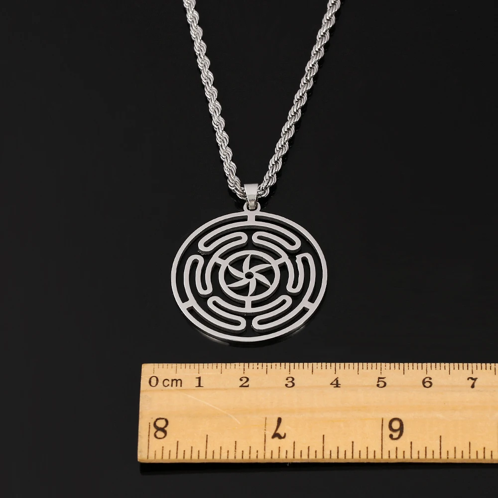 Полые кулоны hekate из нержавеющей стали подвеска на колесиках ожерелье Strophalos Hecate