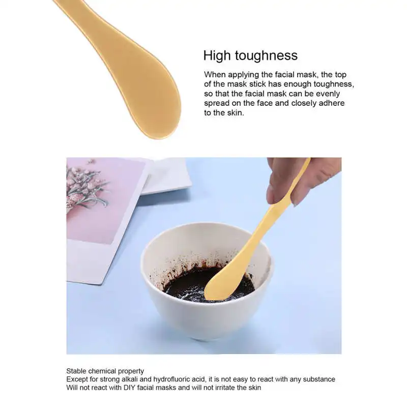 

100 Pcs Mask Stick DIY Facial Mask Spatula Mask Cream Stirring Mixing Stick Spoon Beauty Salon Tool Set