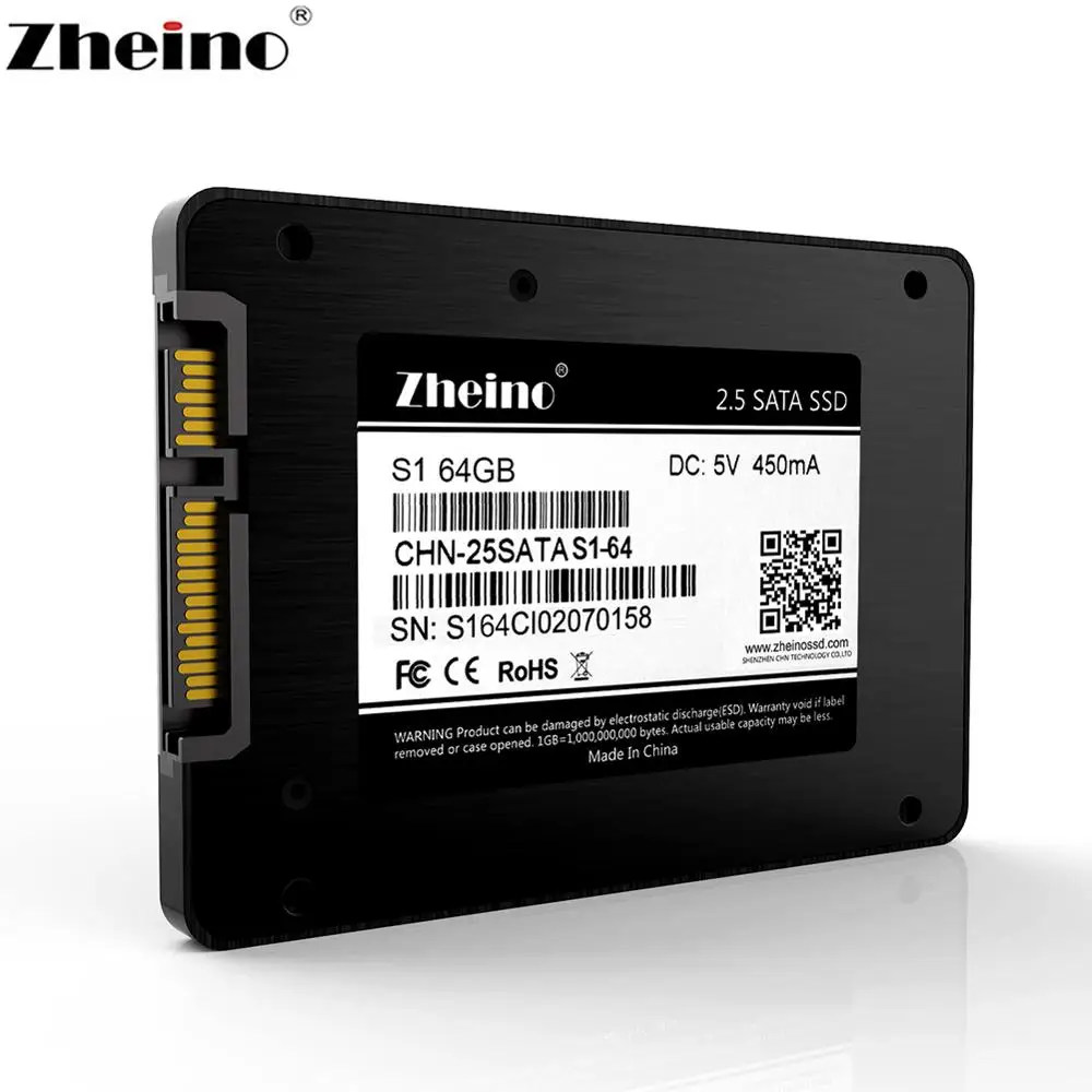 Zheino SSD 2,5 дюймов SATAIII MLC SSD 32 Гб 64 Гб 60 Гб Внутренний твердотельный диск HDD жесткий диск