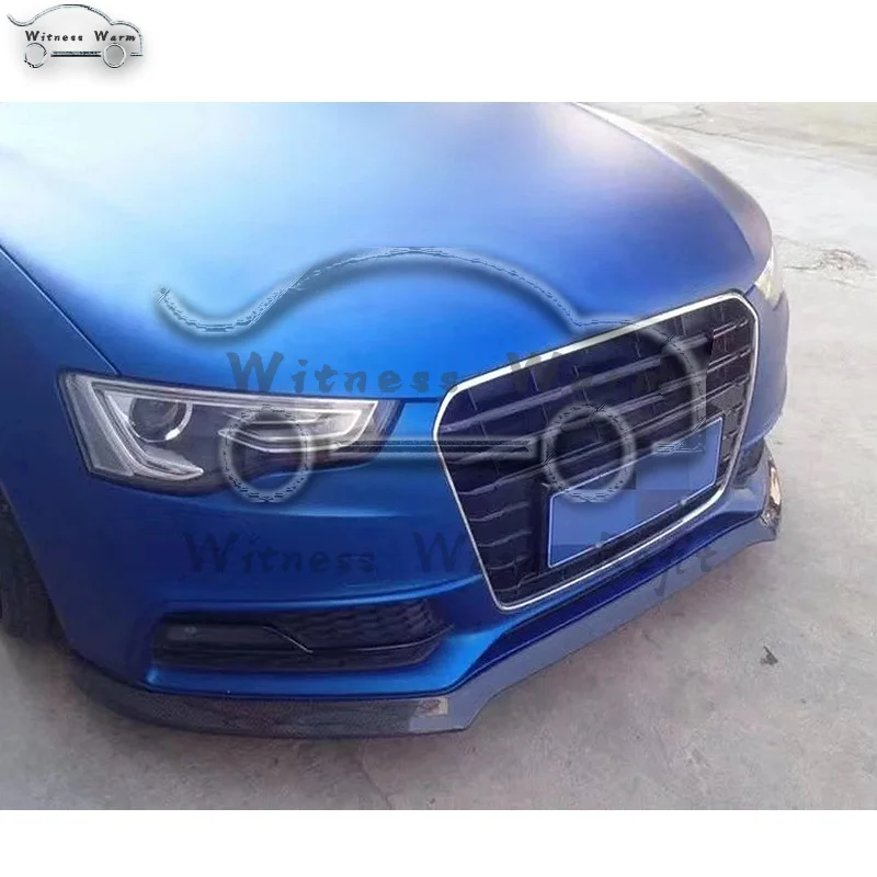 Углеродное волокно/FRP передний бампер спойлер фартук разветвители для Audi A5 Sline S5 седан купе трансформер 2012