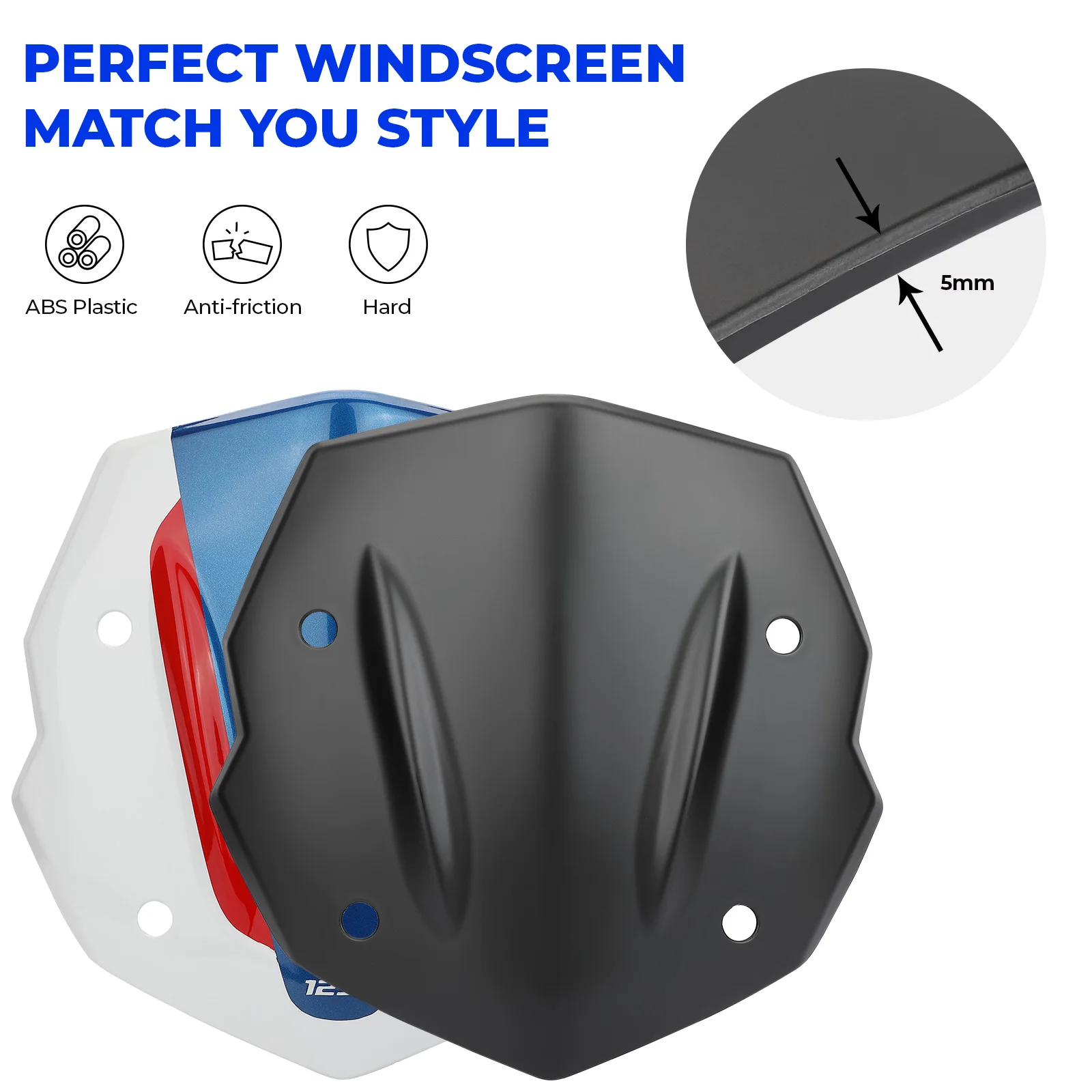 

FOR BMW R1250GS HP R 1250GS Adventure Motorcycle Front Windshield Windscreen Airflow Wind Deflector 2018 2019 2020